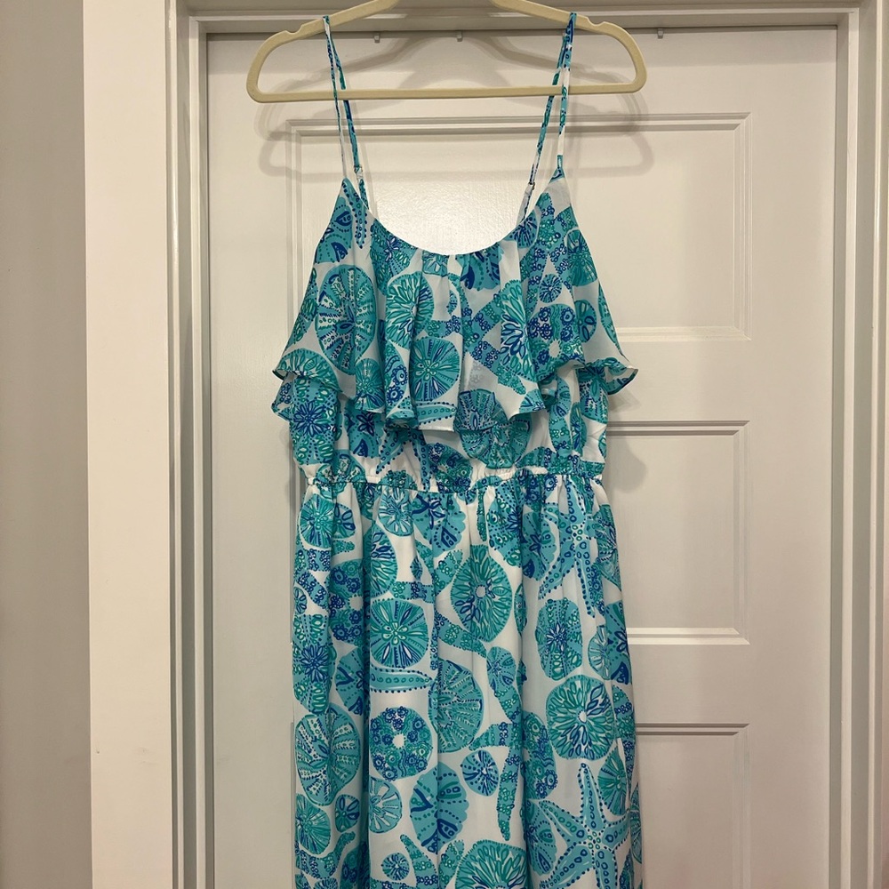 Lilly Pulitzer Blue and White Sundress